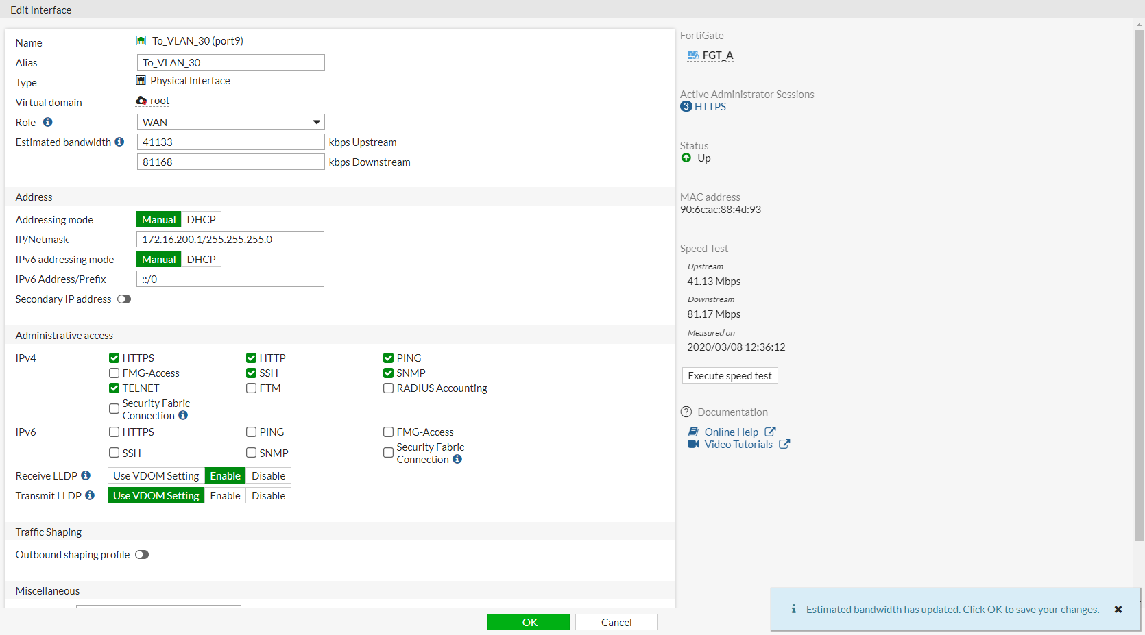 Configuración avanzada de interfaces físicas en FortiGate para optimizar redes WAN