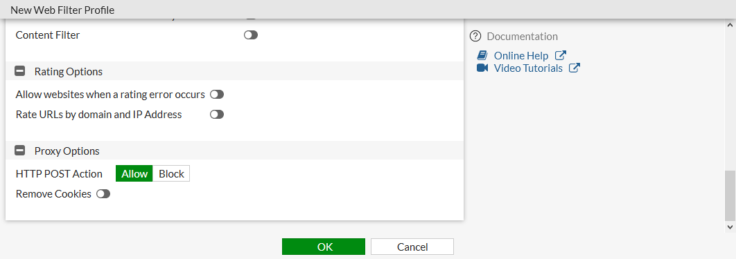 Configuración avanzada de perfiles de filtrado web en FortiGate para mejorar la seguridad