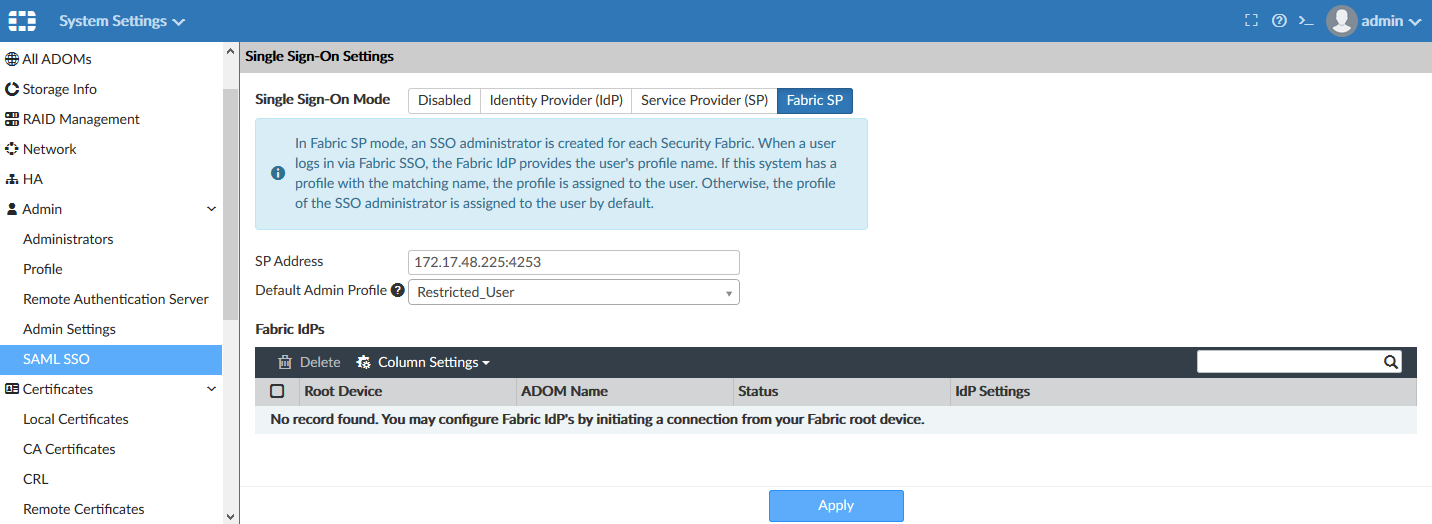 Configuración Single Sign-On (SSO) en Fortinet Security Fabric: Guía Completa