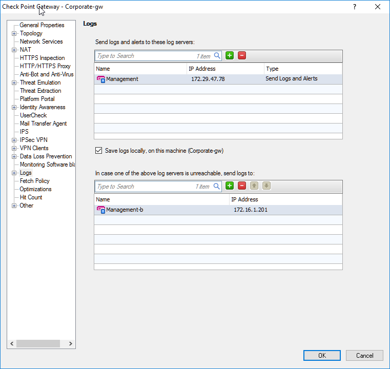 Configuración de Logs en Check Point Firewall para Gestión y Respaldo Eficiente