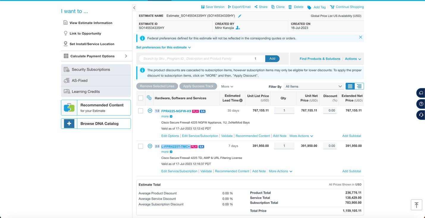 Configuración y licenciamiento Cisco Secure Firewall 4225 para seguridad avanzada