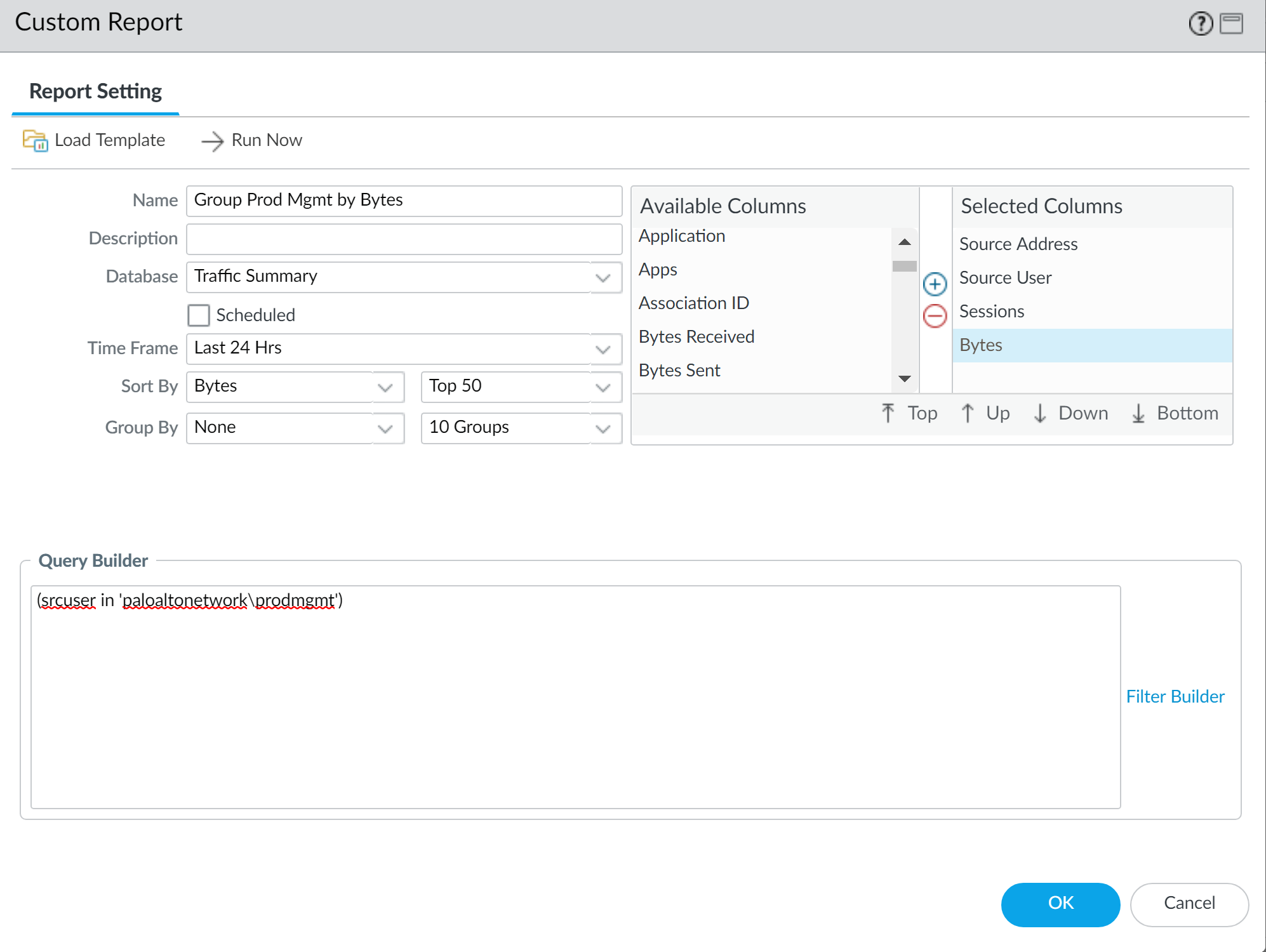 Guía Completa para Configurar Reportes Personalizados en Palo Alto Networks
