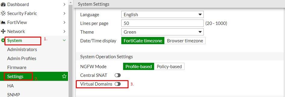 Configuración avanzada de Virtual Domains (VDOM) en FortiGate para segmentación segura