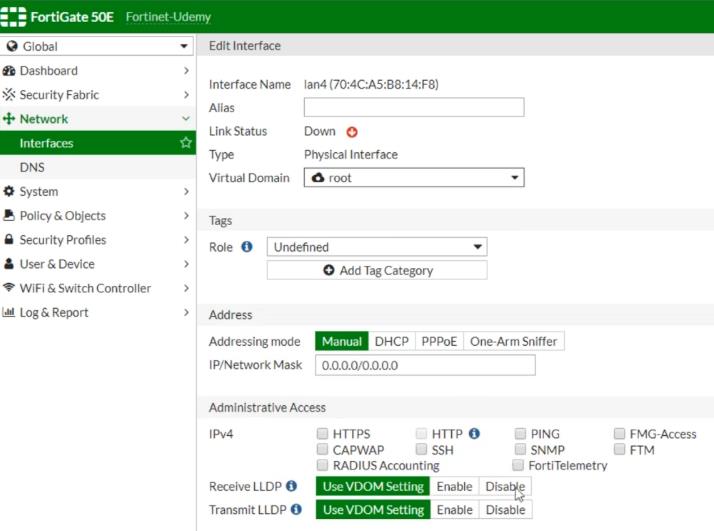 Guía experta para configurar interfaces LAN en FortiGate 50E,F,G con FortiOS