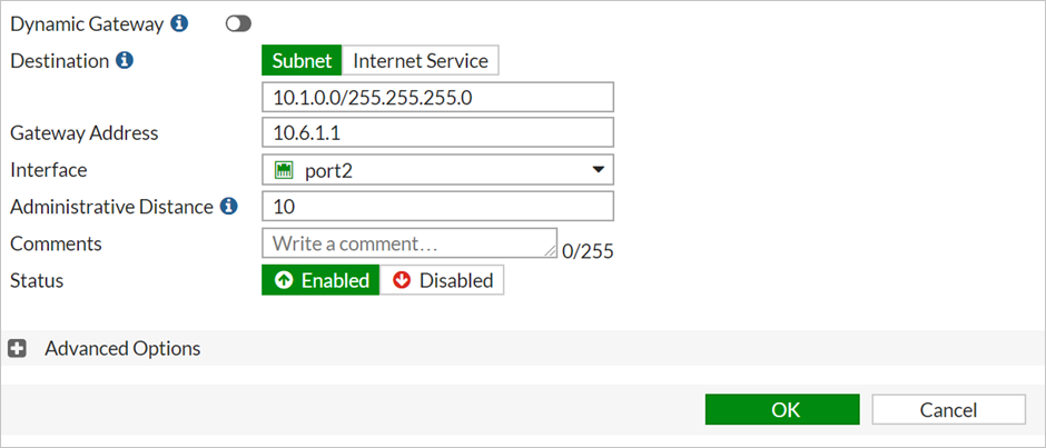 Configurar rutas estáticas en Fortinet FortiGate para optimizar el tráfico de red